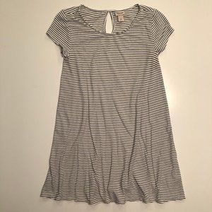 Mossimo Lightweight Black & White Striped Dress